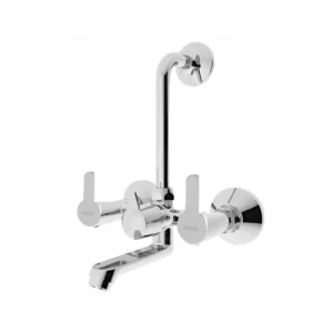 Ultra Wall Mixer with Provision for Overhead Shower with L-Bend Pipe